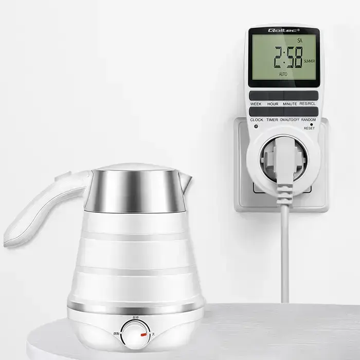 Qoltec Electronic Timer PC0628 | 3680W | 16A | LCD Фото 12