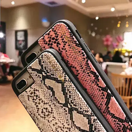 BAG - SNAKE Leather Case - IPHONE XS MAX Grey Foto 14