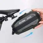 WILDMAN traveling bag under bike saddle with zipper 0,8L GD700 green Photo 3