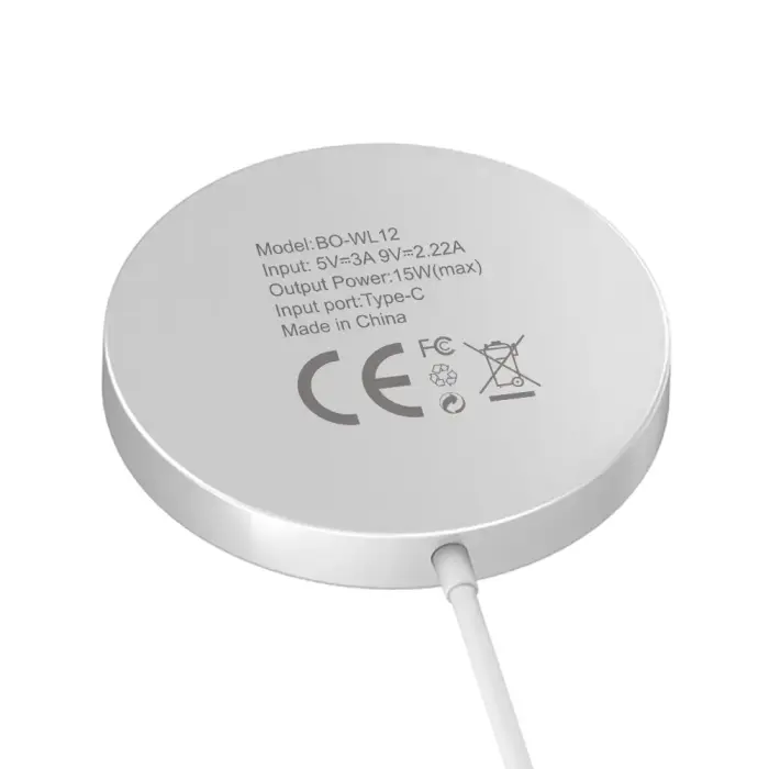 BWOO WL-12 Bezvadu lādētājs USB-C 15W Foto 2