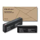 Qoltec AGM battery | 12V | 2.3Ah | Maintenance-free | Efficient| LongLife | for UPS, scale, cash register Фото 7
