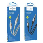 Cable AUX Jack 3,5 mm (male) to Jack 3,5 mm (male) Hoco 1 m UPA32 gold Photo 5