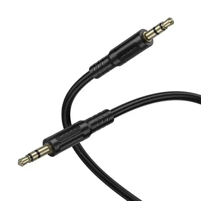 Borofone Cable AUX BL25 Nice - jack 3,5mm to jack 3,5mm - 1 metre black Photo 4