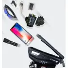 WILDMAN traveling bag for bike handlebars with zipper 1L (4 "- 7") E1 black Photo 4