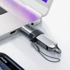 Acefast J8 USB-C - USB-A Adapter - Gray Фото 6