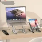 Stand regulated for laptop ART P24 aluminium Foto 2