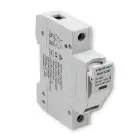 Qoltec Fuse base with diode + DC fuse| 1P|1000V |30A |10x38 |solar Фото 1