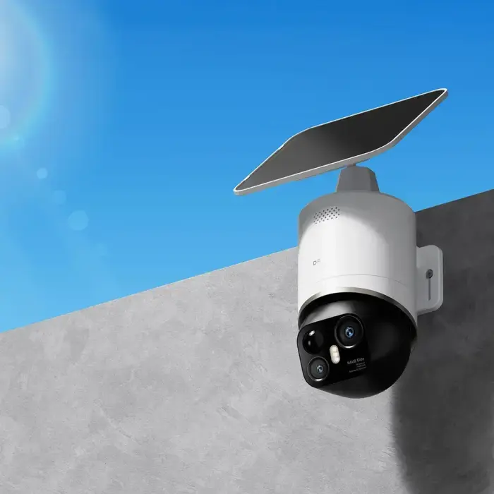 Kamera zewnętrzna Dreame Navo Elite 1 Outcam 360° z panelem solarnym - biała Foto 3