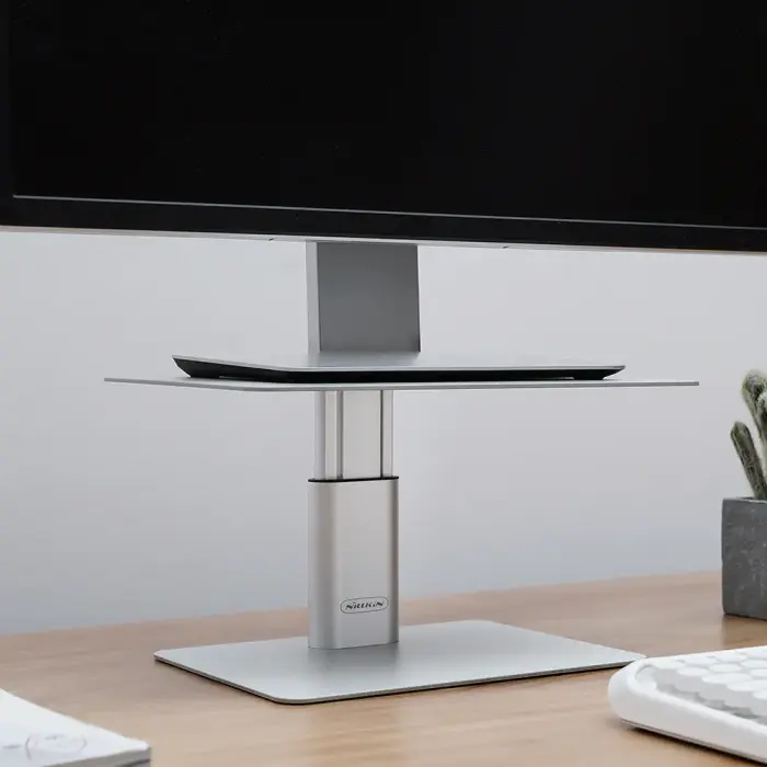 Nillkin HighDesk Adjustable Monitor Stand Silver Photo 3