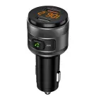 ART transmiter FM bluetooth 5.0 + 2 x USB A QC3.0 FM-57 black Фото 1