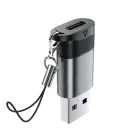 Acefast J8 USB-C - USB-A Adapter - Gray Фото 1