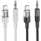 Cable AUX Jack 3,5 mm to USB C Hoco 1,2 m UPA27 black Photo 4
