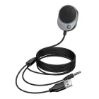 Wireless car receiver Hoco AUX Bluetooth with cable Jack 3,5 mm E150 metal gray Фото 5