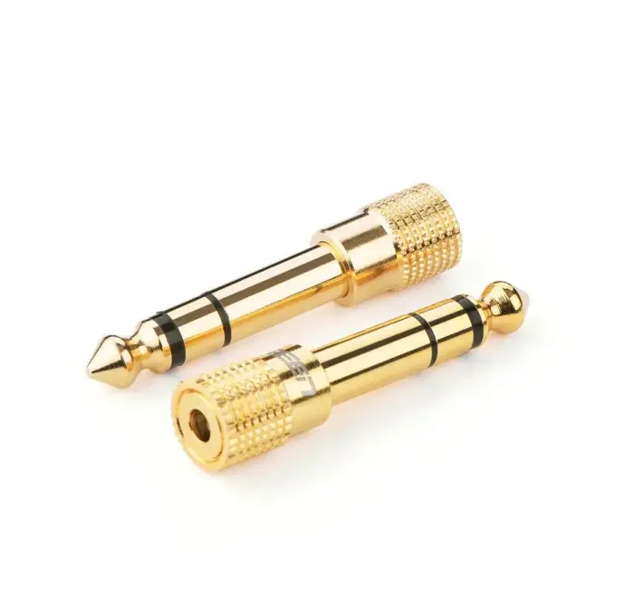 UGREEN 20503 Adapter 6.5 mm jack to 3.5 mm mini jack (golden) Photo 4