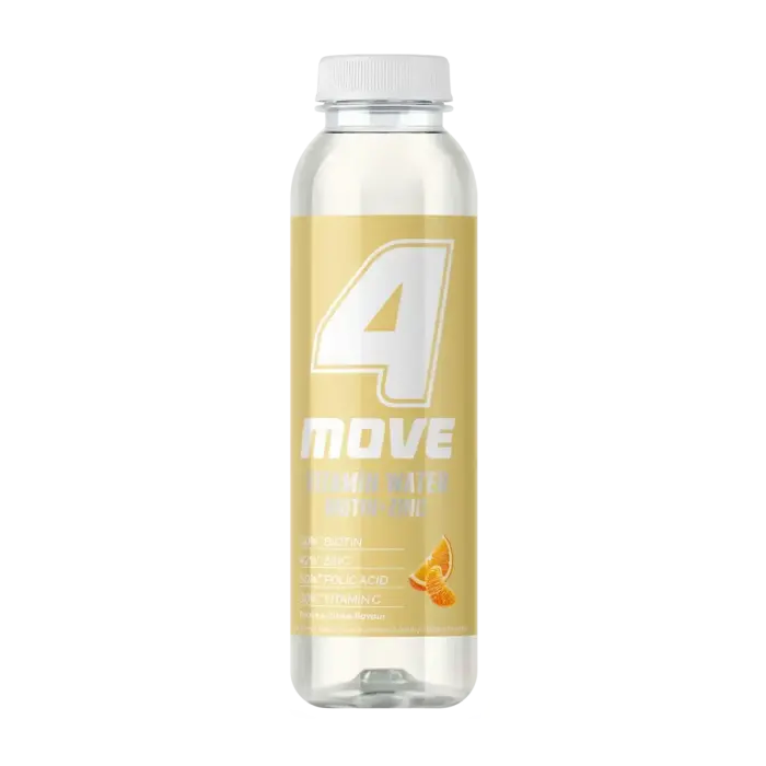 Vitamīnu ūdens 4MOVE Collagen  ar cinku un saldinātājiem, 0,556l, PET (DEP) Foto 2