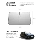 SPIGEN UO260 UNIVERSAL CAR FRONT WINDSHIELD SUNSHADE S BLACK Foto 6