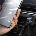 USAMS US-SJ464 автомобильный FM-трансмиттер Bluetooth 5.0 | USB-AUX | черный Фото 3