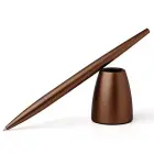 Lexon Scribalu Pen with Base bronze LS64BZ Photo 3