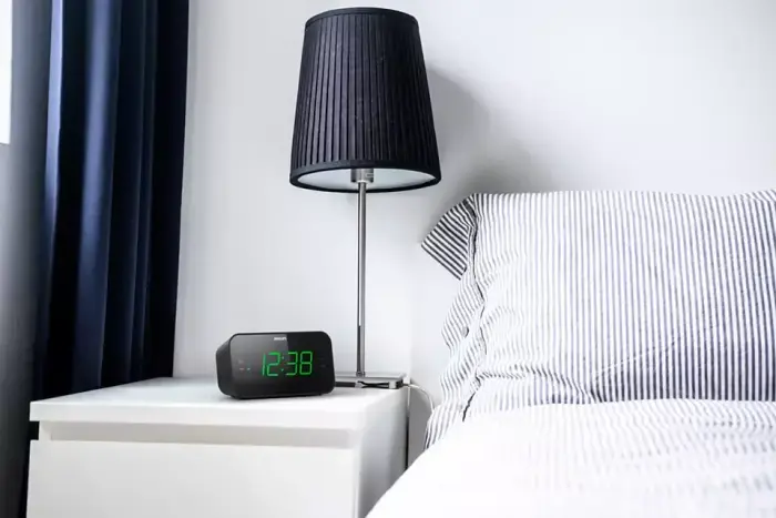 PHILIPS radio pulkstenis, melns Foto 7