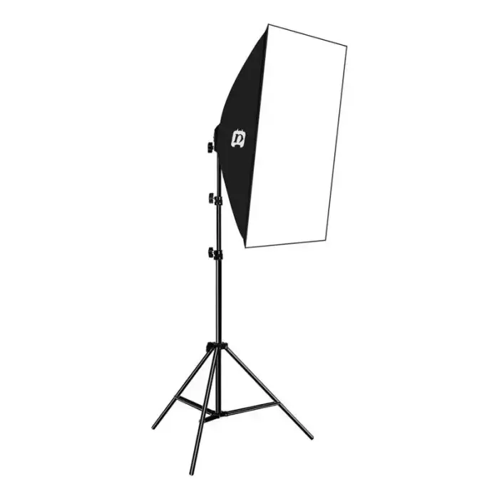 Studio set Puluz softbox 50x70cm, tripod, LED bulb 4 pcs PU5071EU Photo 2