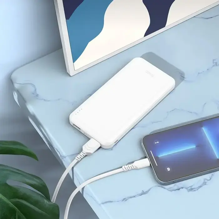 Powerbank Hoco 10000 mAh 2,1A J100 white Foto 4