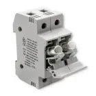 Qoltec Fuse base + DC fuse |2P |1000V |30A |10x38 |solar Foto 13