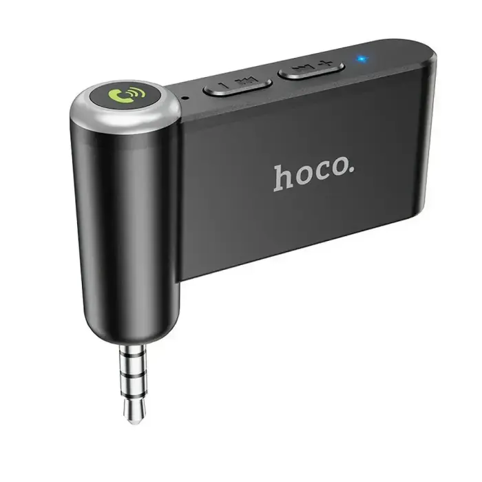 Wireless car receiver Hoco AUX Bluetooth Jack 3,5 mm E58 black Foto 3