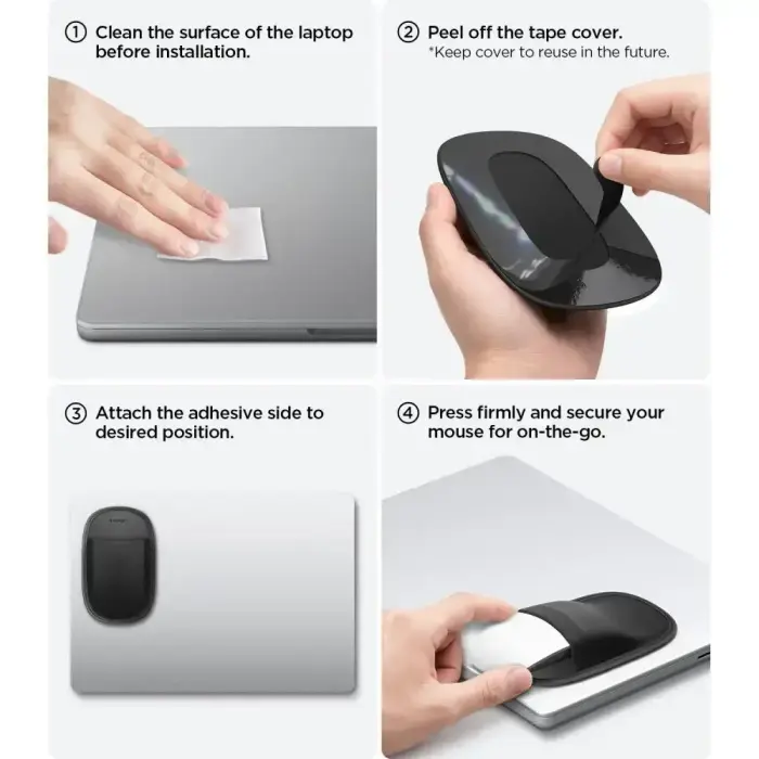 SPIGEN LD220 MOUSE SLEEVE BLACK Foto 16