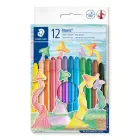 Vaska krītiņi plastmasas korpusā STAEDTLER NORIS CLUB 221 diametrs 6mm, 12 krāsas Foto 4