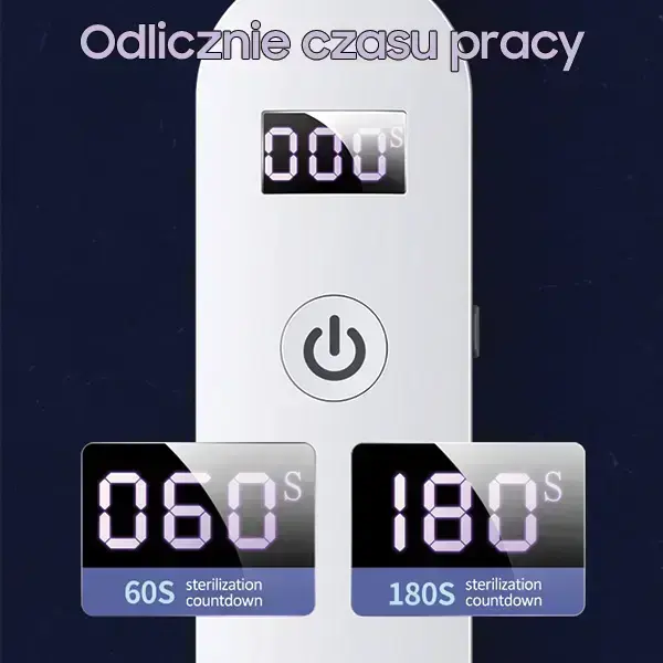 USAMS Mini UV-C Disinfecting Lamp Handheld Sterilizer white ZB159XDD01 (US-ZB159) Photo 10
