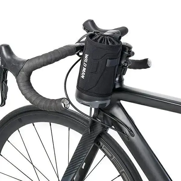 WILDMAN traveling bag for bottle cage for bike handlebad 1L R1 black Photo 2