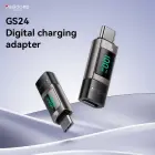 Yesido Adapter OTG GS24 - Typ C (male) to Type C (female) - with LCD display black Фото 2