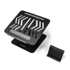 Wozinsky WRS-CPY84SB 360 Aluminum Laptop and Tablet Stand + Free Smartphone Stand - Black Фото 6