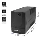 Qoltec Uninterruptible power supply UPS Line Interactive | Monolith | 850VA | 480W Photo 4