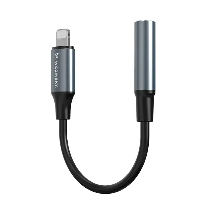 Wozinsky WALJ-01 Lightning adapter - 3.5mm mini jack - black Фото 3