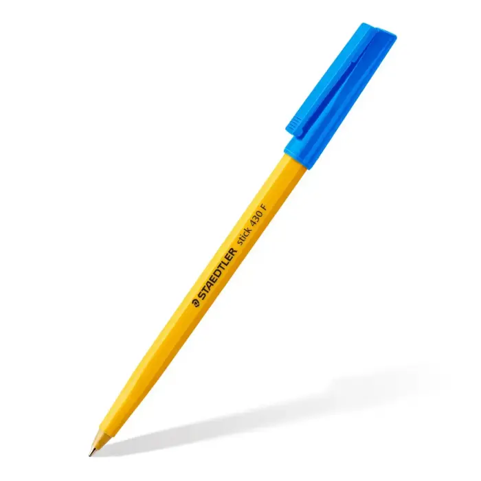 Lodīšu pildspalva STAEDTLER STICK 430F 0.7mm zila Photo 2