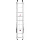 ProfiStep Combi ladder / aluminium / 3x9 steps Photo 5