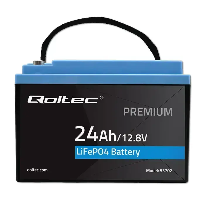 Qoltec LiFePO4 lithium iron phosphate battery | 12.8V | 24Ah | 307.2Wh | BMS Foto 9
