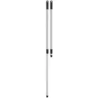 Telescopic brush handle 80-140cm light grey Photo 3