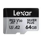 Karta pamięci Lexar High-Performance Silver Plus microSDXC 64GB + adapter Фото 2