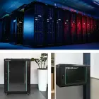 Qoltec RACK Cabinet 19" | 6U | 600 x 370 x 600 | Tempered doors | Hanging | Steel case | Lock | Black Photo 2