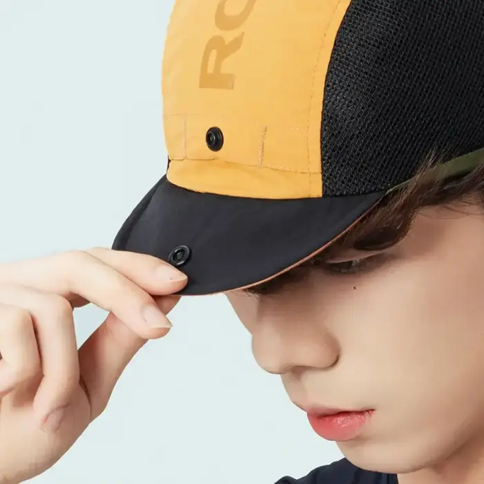 Rockbros Cycling Cap with Visor, Helmet Cover - Yellow Foto 5
