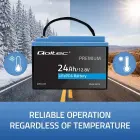 Qoltec LiFePO4 lithium iron phosphate battery | 12.8V | 24Ah | 307.2Wh | BMS Foto 6