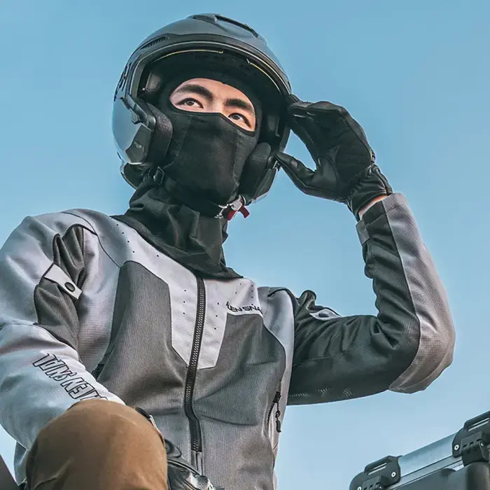 Wozinsky WKM-03B face mask motorcycle bicycle winter balaclava - black Foto 17