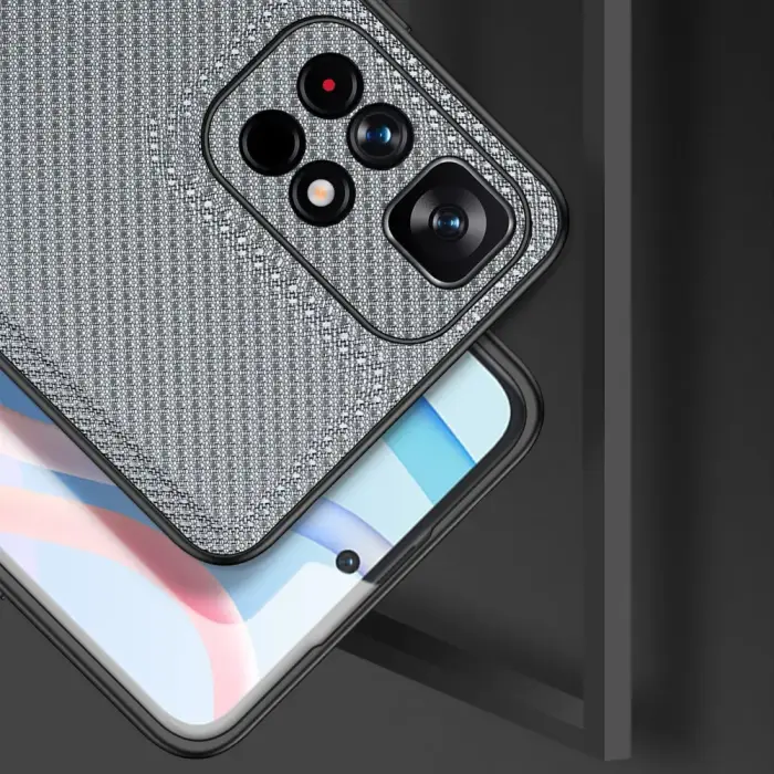 Dux Ducis Fino case cover covered with nylon material Poco M4 Pro 5G blue Foto 4