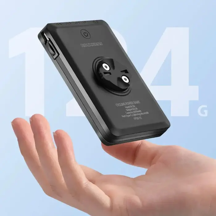 Rockbros JP008 front bike light for counter with power bank 5000mAh 150lm IPX6 - black Foto 9
