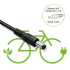 Qoltec Fast Charger for e-bike, electric scooter 36V | 42V | 4A | 5.5*2.1 + power cable Foto 6