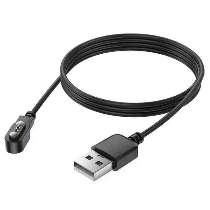Charging cable for smartwatch Hoco 0,6 m Y26 / Y27 black Foto 4