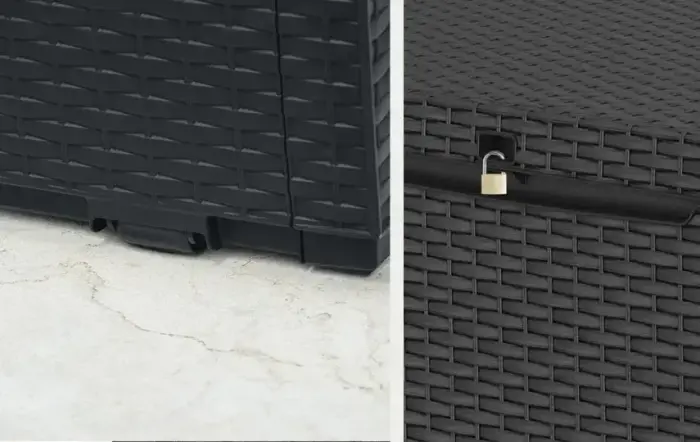 Uzglabāšanas kaste Capri Storage Box 305L brūna Foto 5