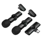 Borofone Lavalier wireless microphone BFK16A Winner Type C black - 2 pieces Photo 6
